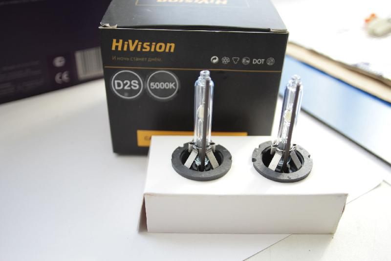 Лампа ксеноновая HiVision D2S 6000K (комплект 2шт.)