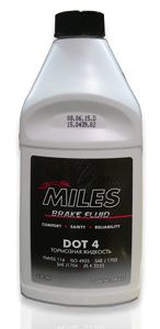 Тормозная жидкость Miles DOT-4 (0,910кг)