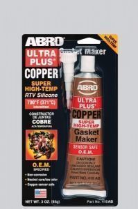 Герметик прокладка "АВRО" сверхтемпературная медь (85г)