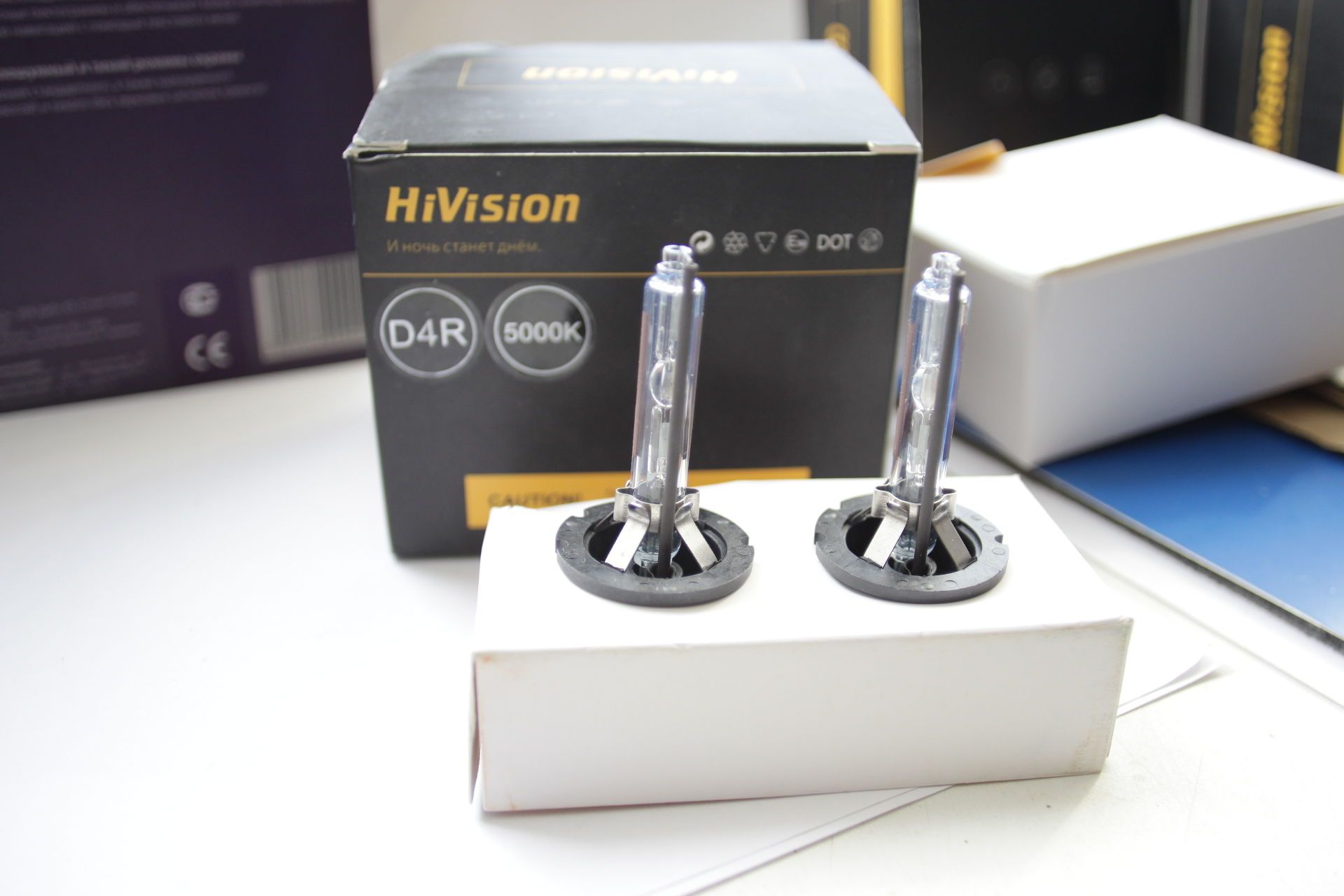 Лампа ксеноновая HiVision D4R 6000K (комплект 2шт.)