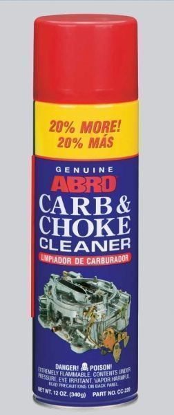 Очиститель карбюратора ABRO аэрозоль (286мл)