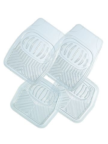 Коврики ваночки ПВХ-силикон прозрачные (комплект)